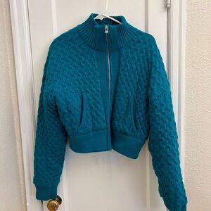 Urban outfitters bomber style sweater jacket. Size Medium like new.